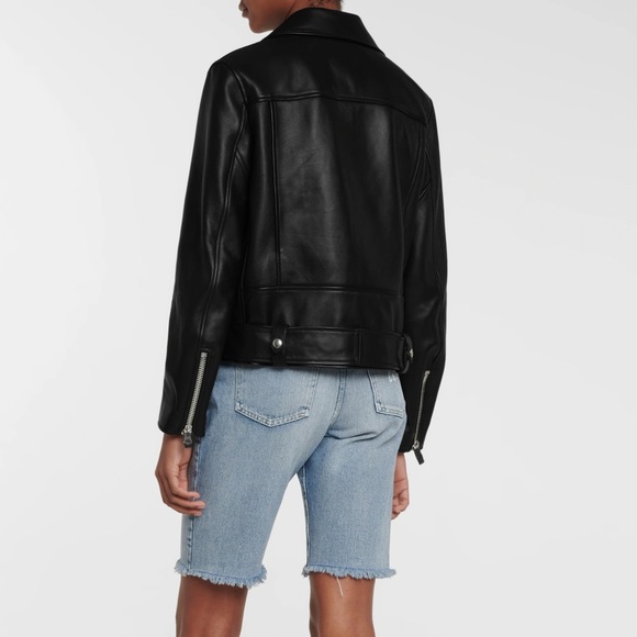 Acne Oversized Leather Jacket - Picture 5 of 7